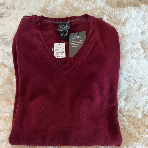 Jos. A. Bank Other - Jos. A. Bank Traveler Collection Long Sleeve V-neck Pullover Sweater Size 2X